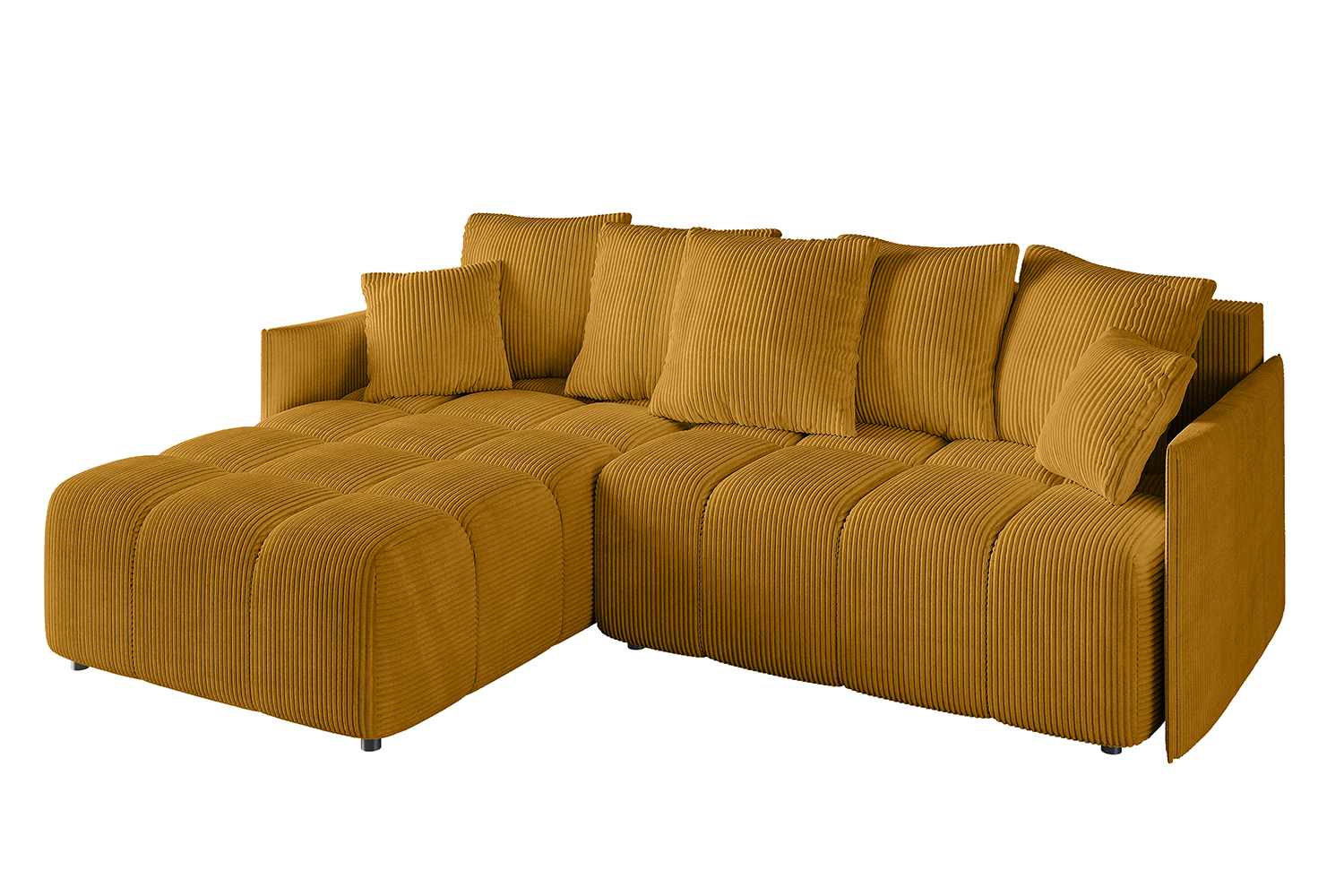 Ecksofa LONLI-L Senfgelb - Poso 42
