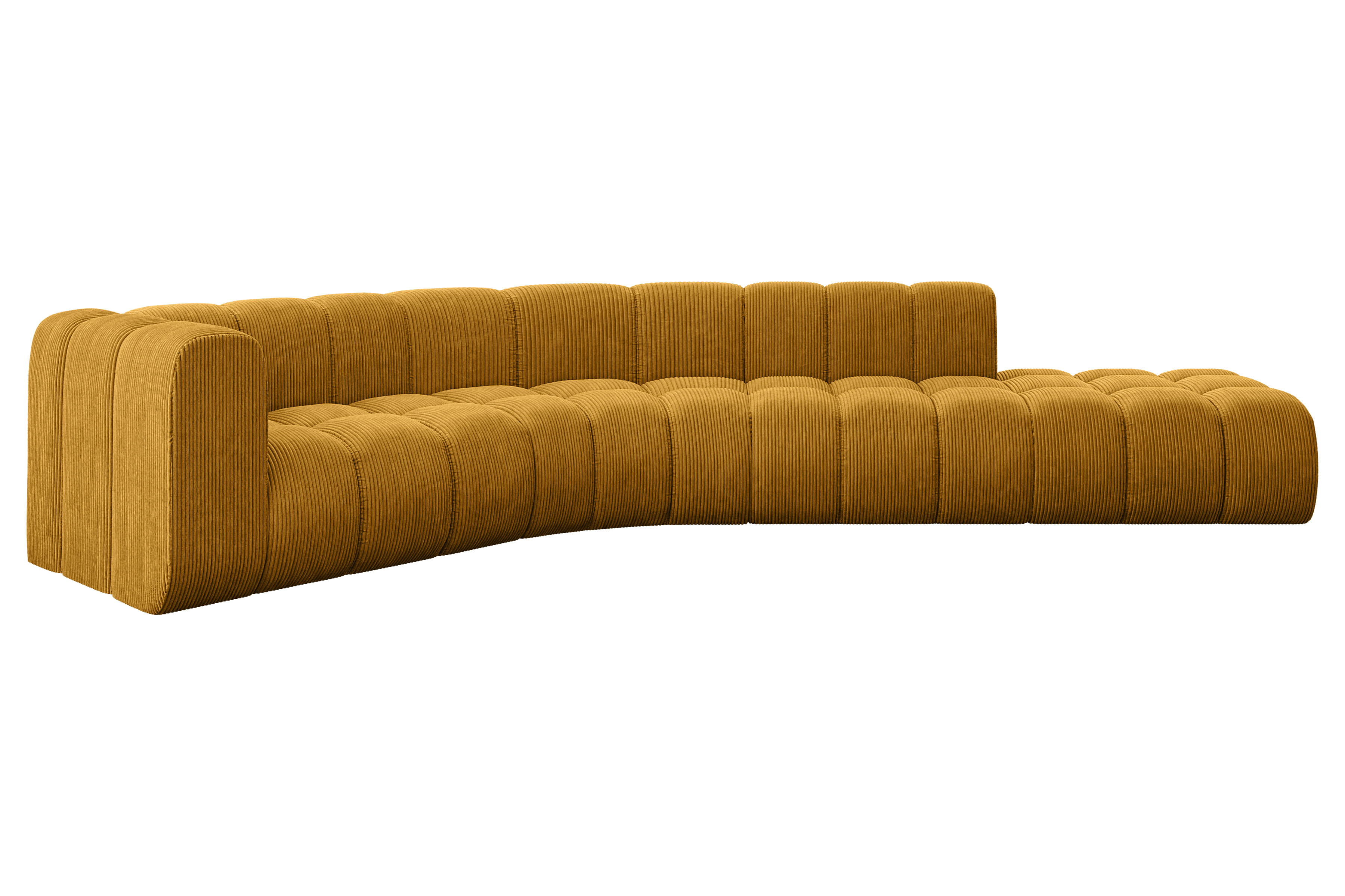 Ecksofa Tilmo-L1 Senfgelb - Poso 42