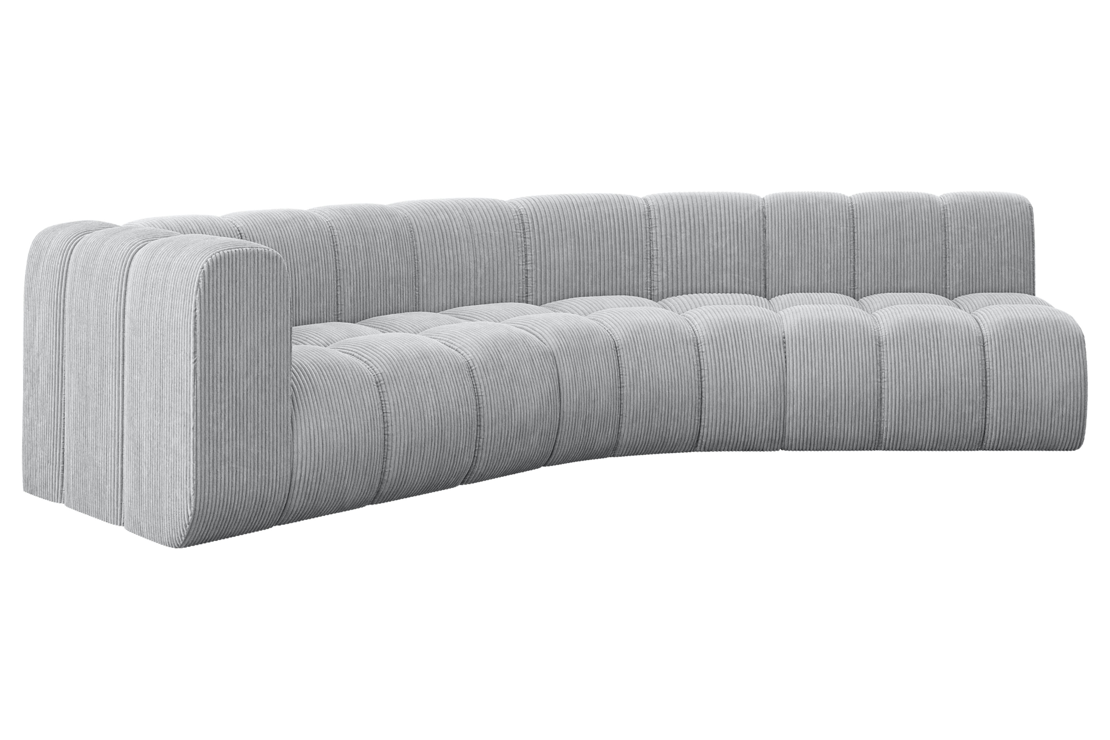 Ecksofa Karex-L1 Grau - Poso 110