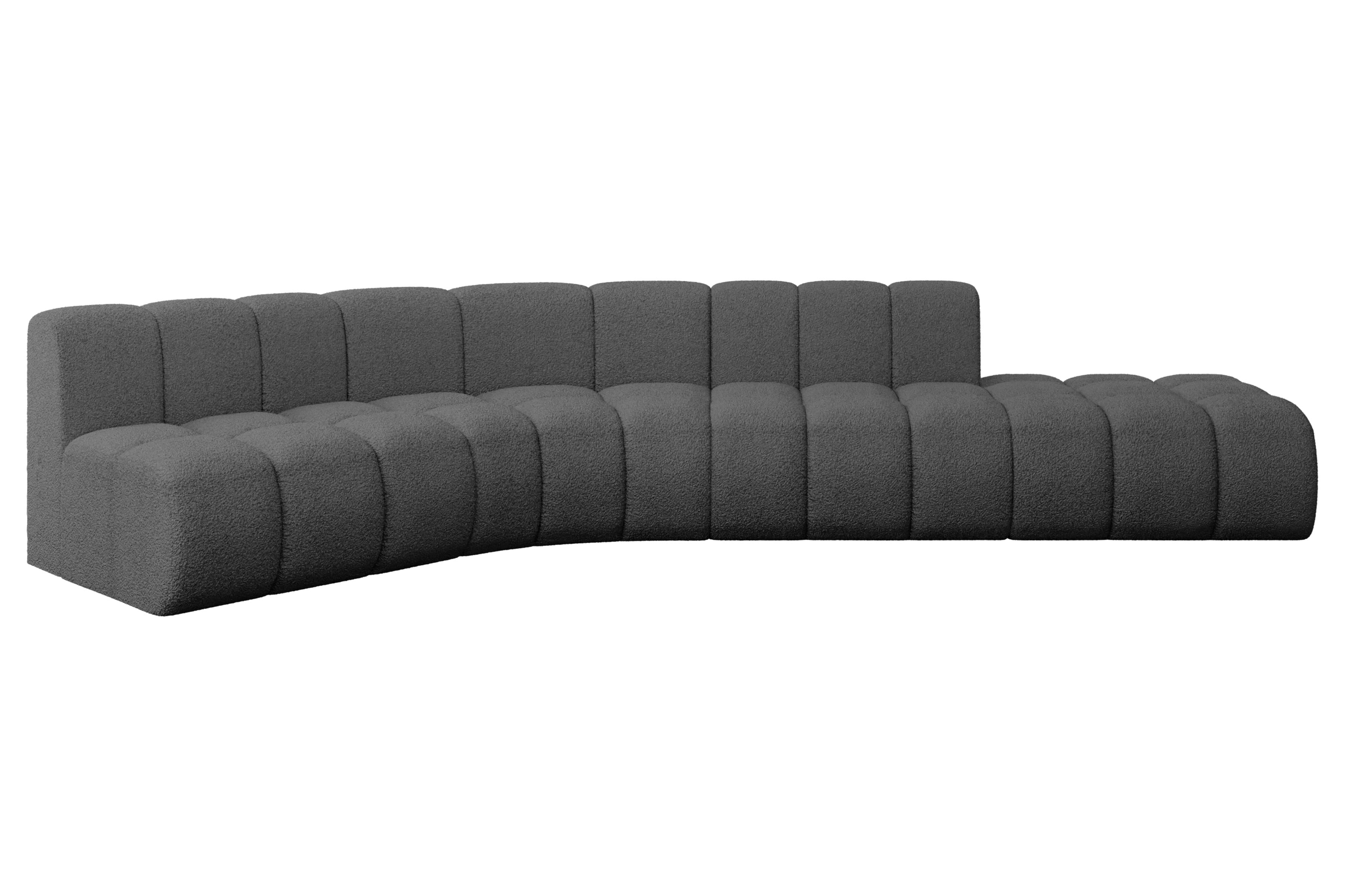 Ecksofa Brilo-L1 Grau - Quelle 92