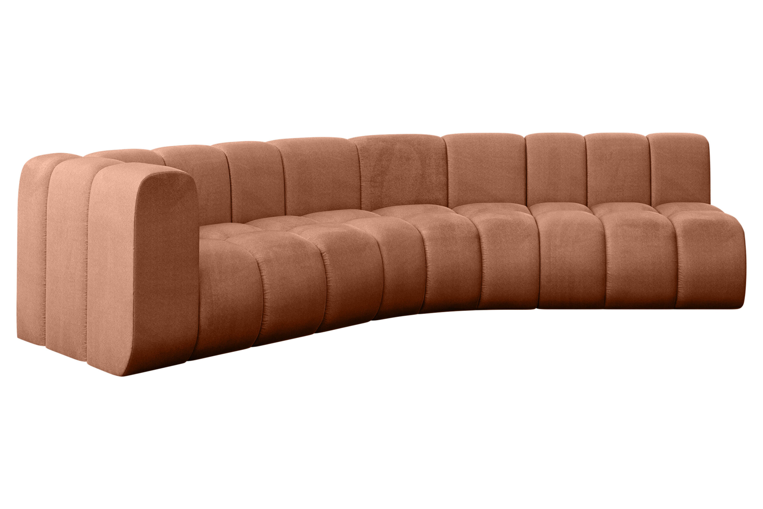 Ecksofa Karex-L1 Apricot - Monolith 61