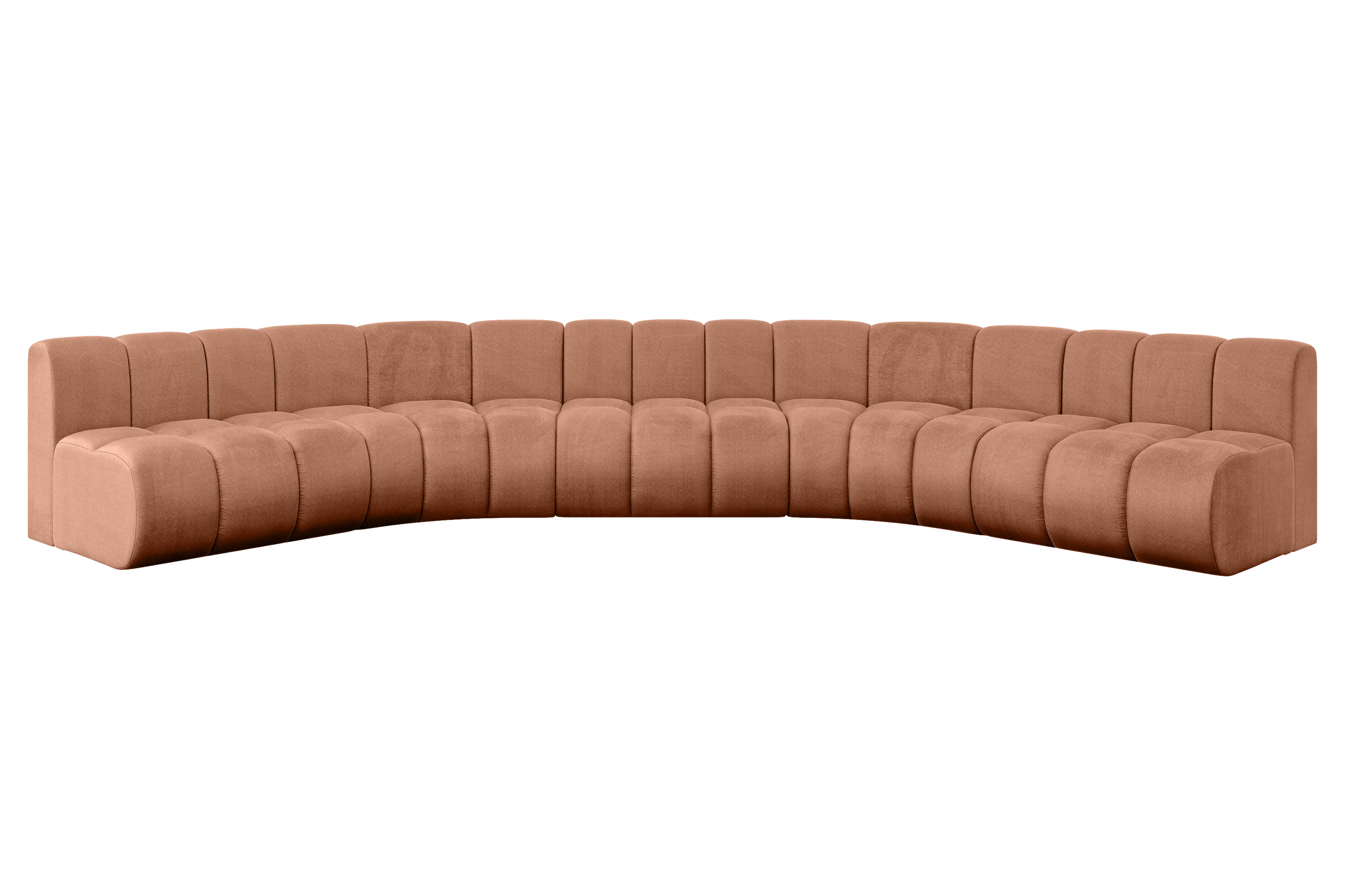 Wohnlandschaft Montra-U1 Apricot - Monolith 61