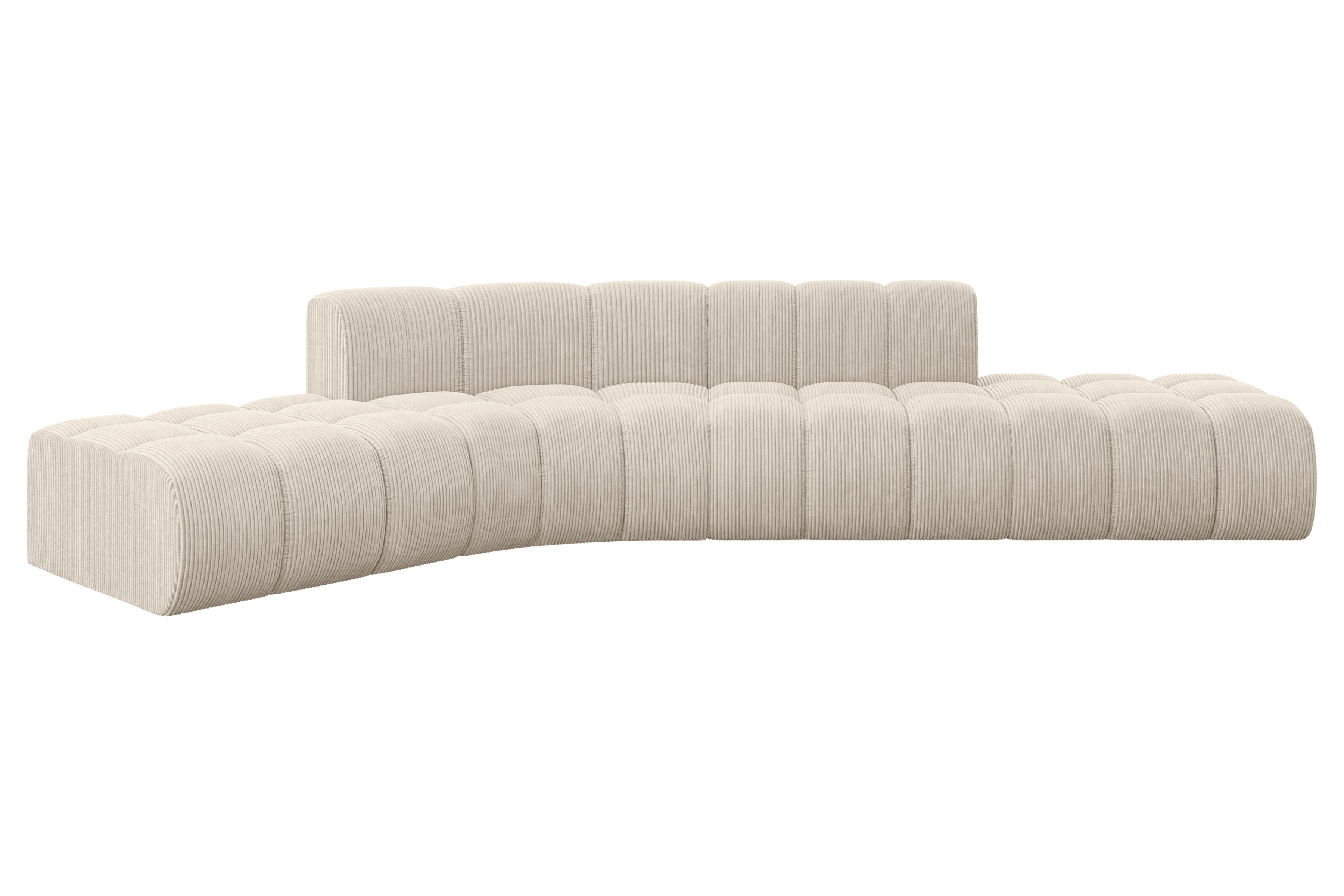 Ecksofa Solven-L1 Beige - Poso 105