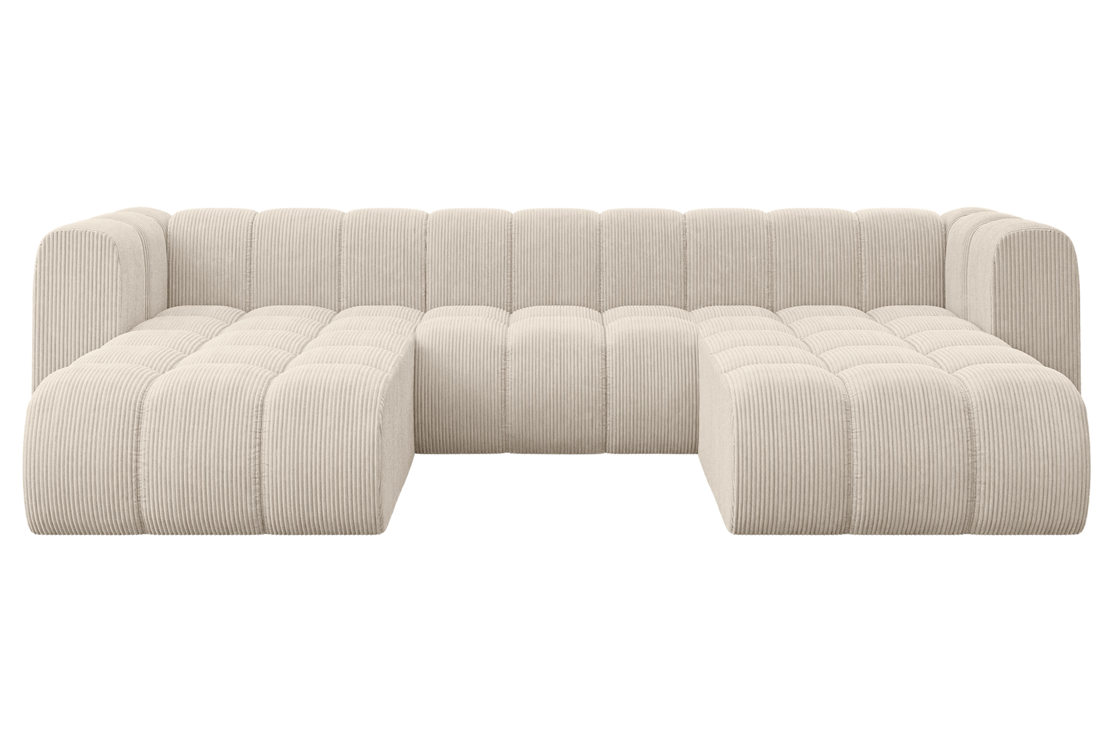Wohnlandschaft Joren-U1 Beige - Poso 105