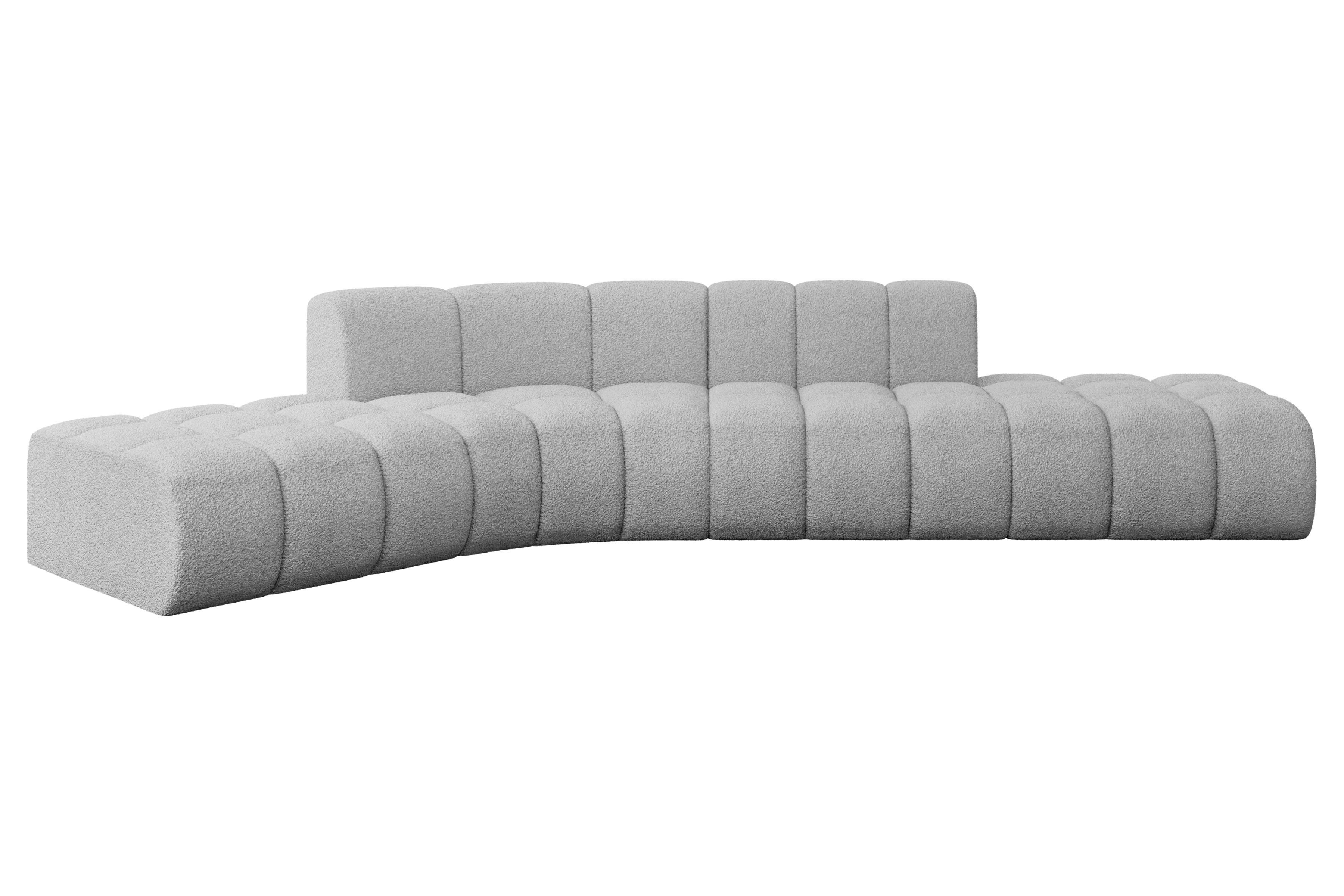 Ecksofa Solven-L1 Hellgrau - Quelle 83