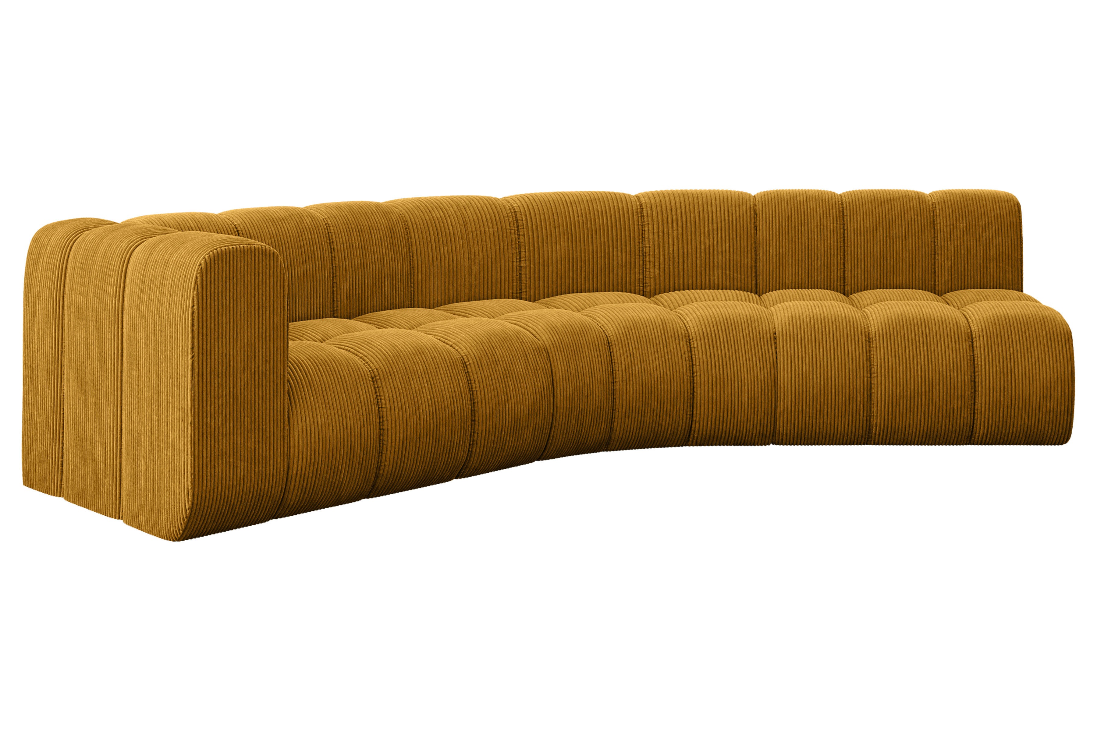 Ecksofa Karex-L1 Senfgelb - Poso 42