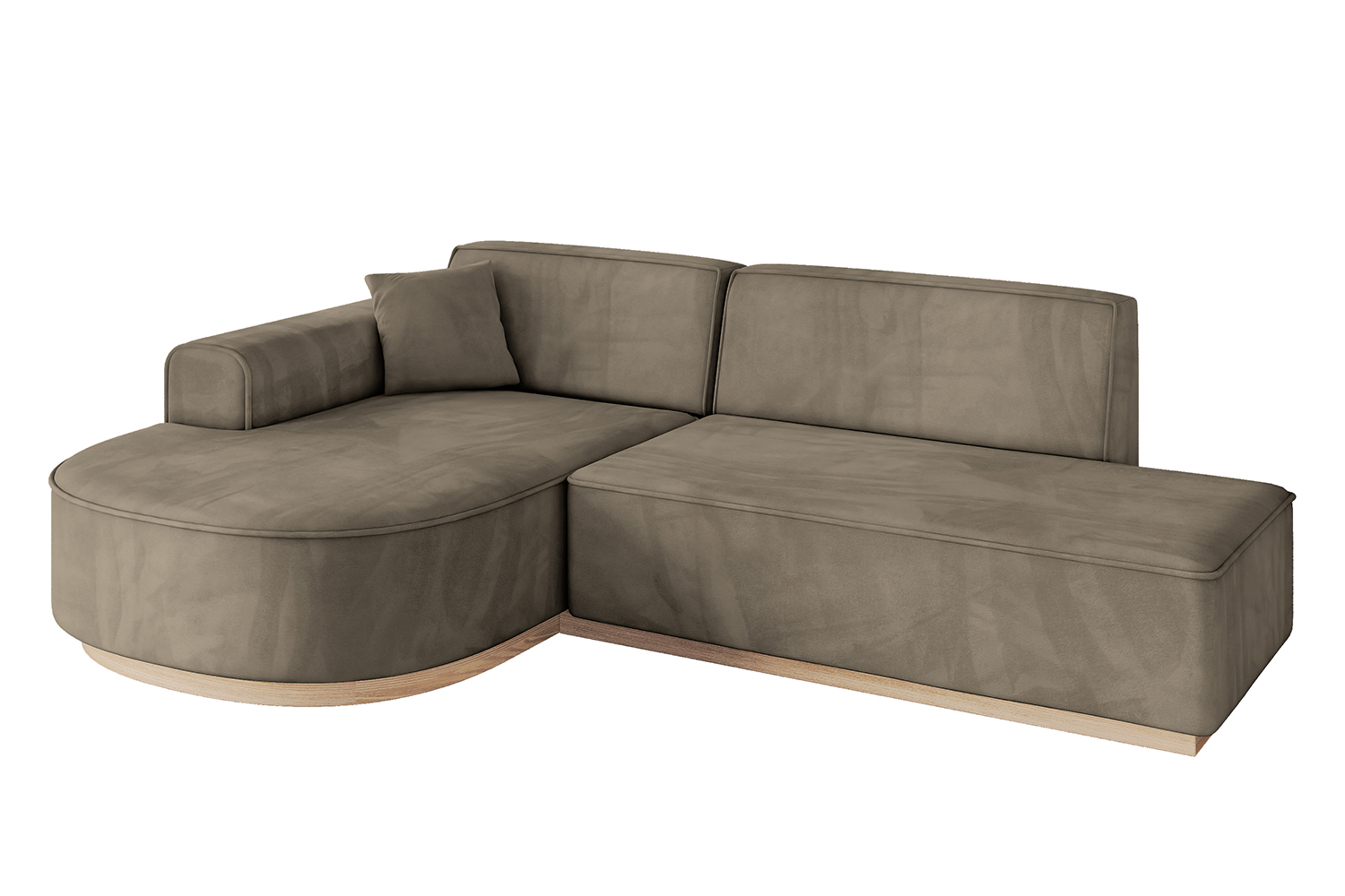Ecksofa ARRIO-L1 Braun - Paros 03