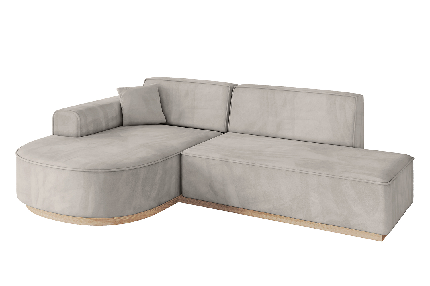 Ecksofa ARRIO-L1 Hellbraun - Paros 02