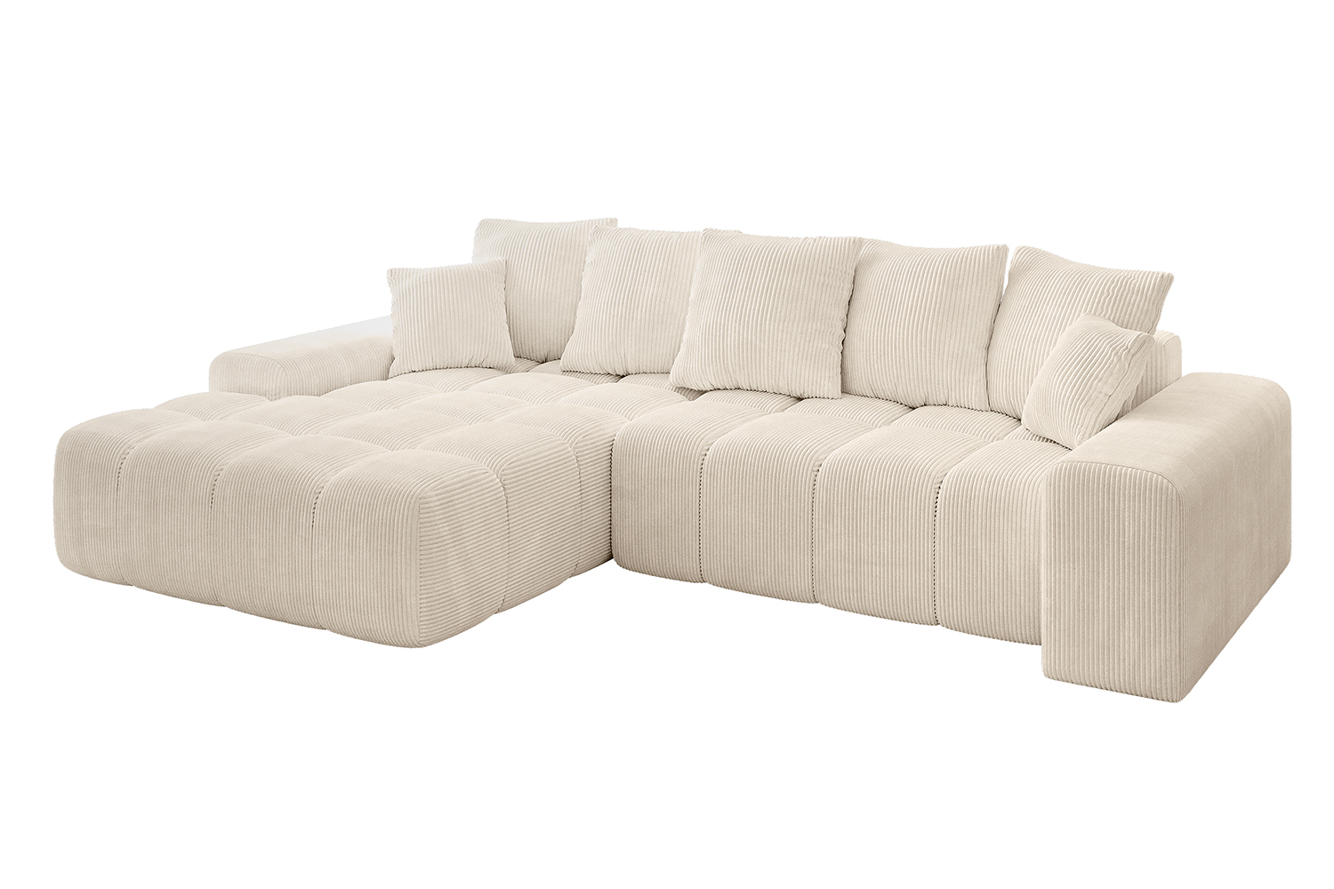 Ecksofa ENSI-L Beige - Poso 105