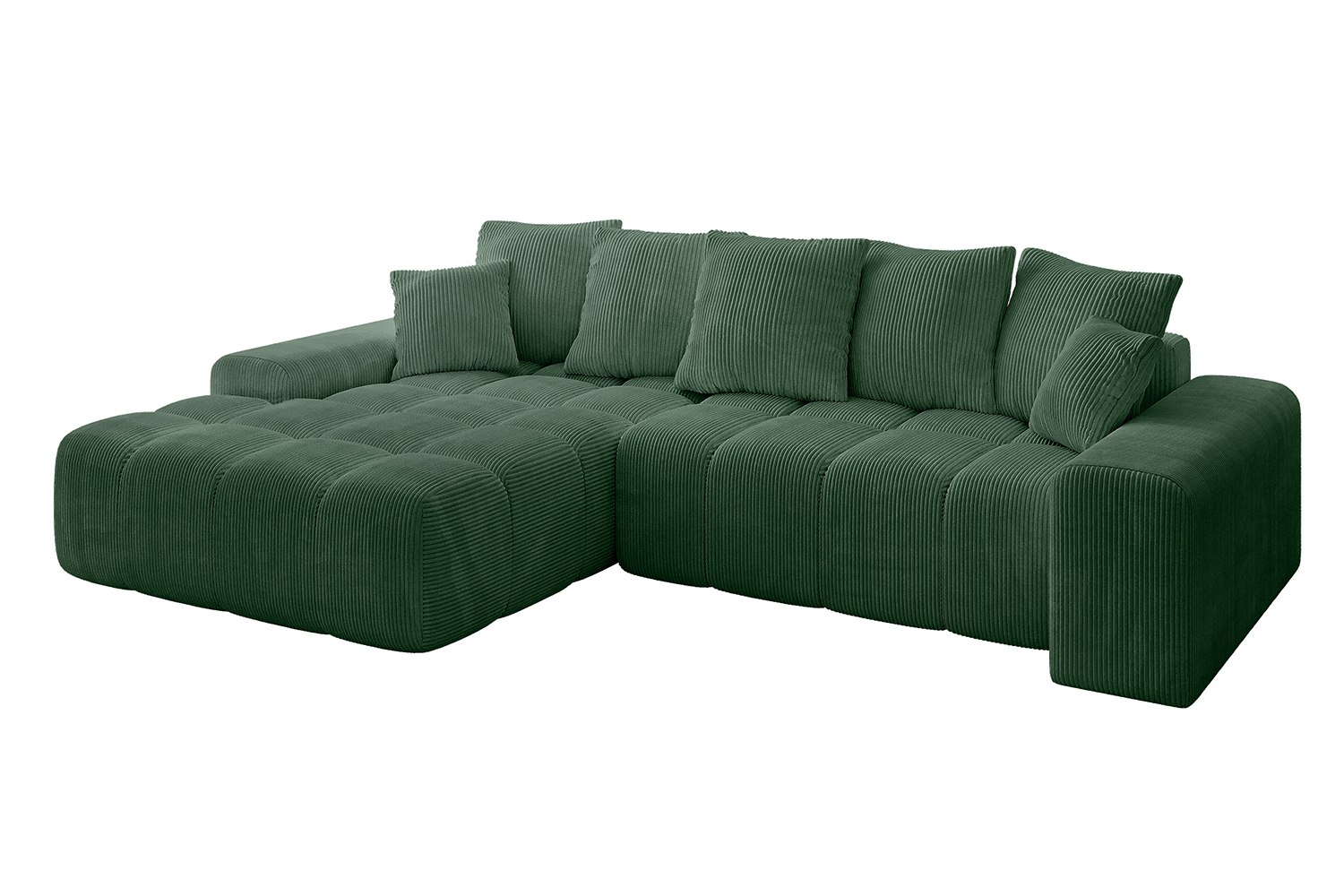 Ecksofa ENSI-L Grün - Poso 14