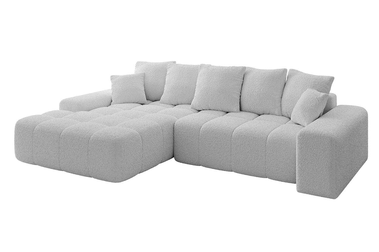 Ecksofa ENSI-L Hellgrau - Quelle 83