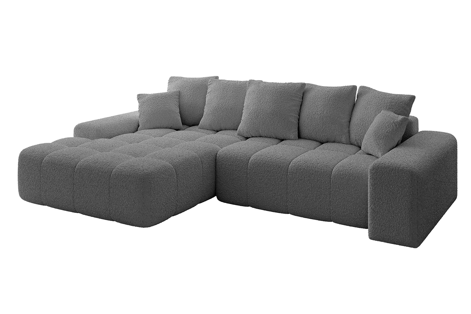 Ecksofa ENSI-L Grau - Quelle 92