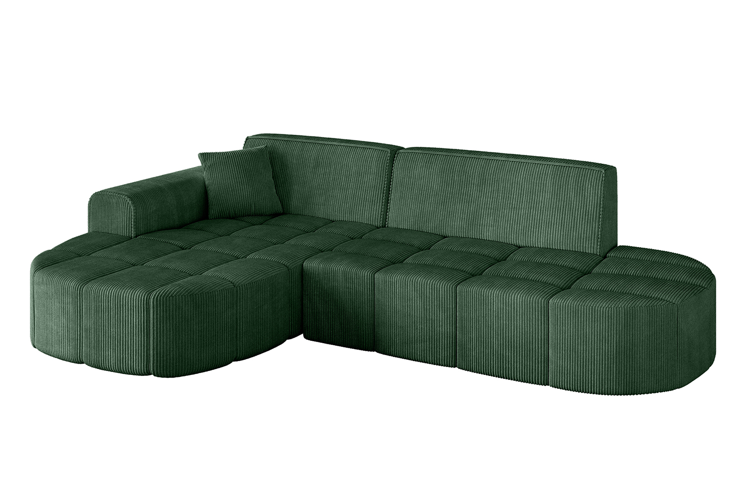Ecksofa LIVO-L1 Grün - Poso 14
