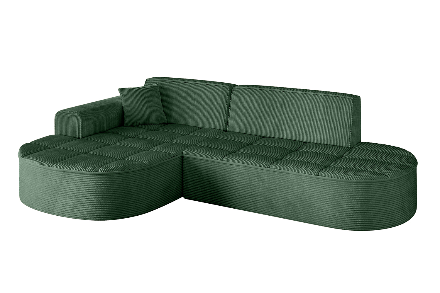 Ecksofa TARO-L1 Grün - Poso 14