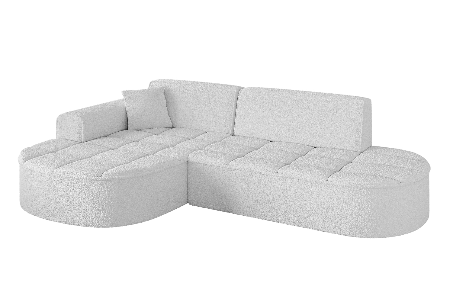 Ecksofa TARO-L1 Weiß - Quelle 01