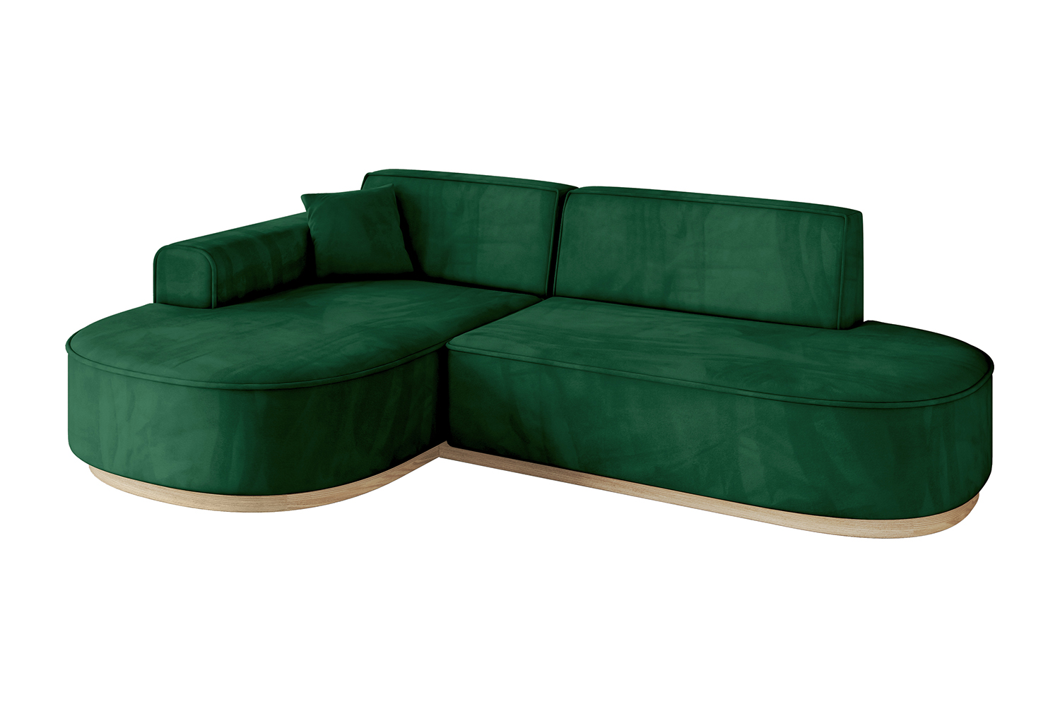 Ecksofa MARI-L1-v1 Grün - Kronos 19