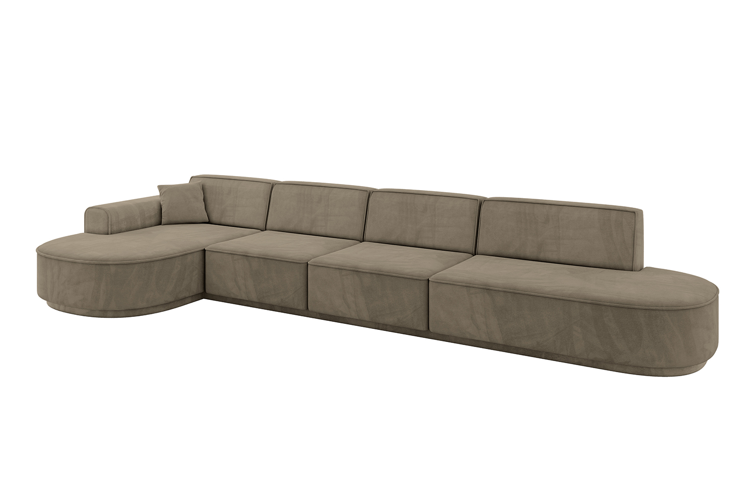 Ecksofa MARI-L3-v3 Braun - Paros 03