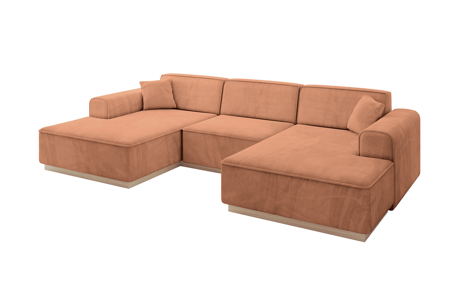 Wohnlandschaft IREA-U1 Apricot - Kronos 41
