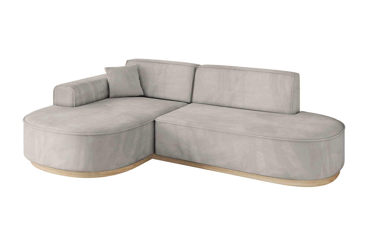Ecksofa MARI-L1-v1 Hellbraun - Paros 02