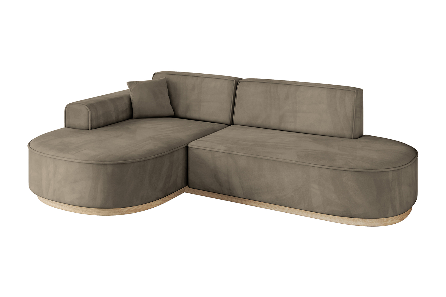 Ecksofa MARI-L1-v1 Braun - Paros 03