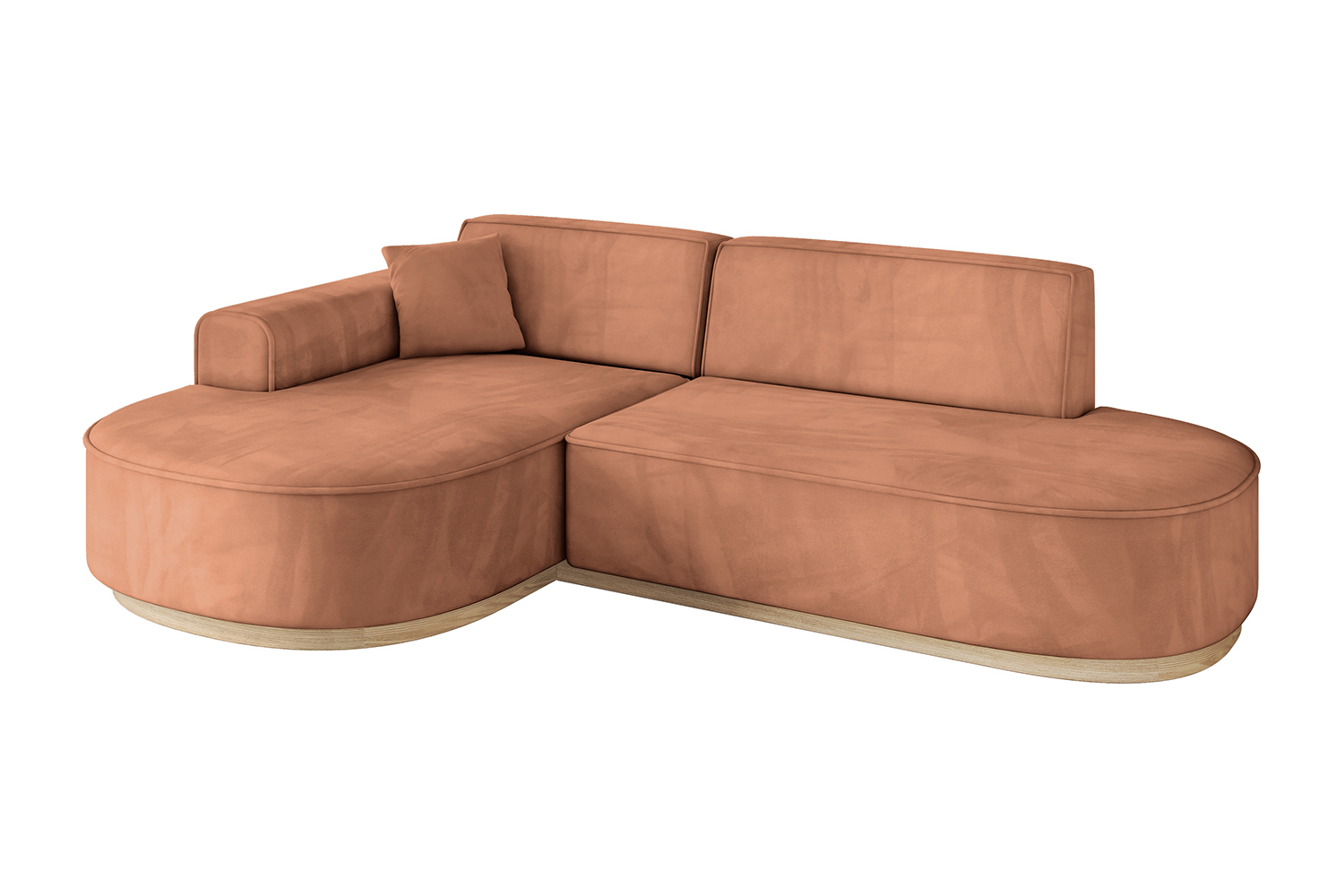 Ecksofa MARI-L1-v1 Apricot - Kronos 41