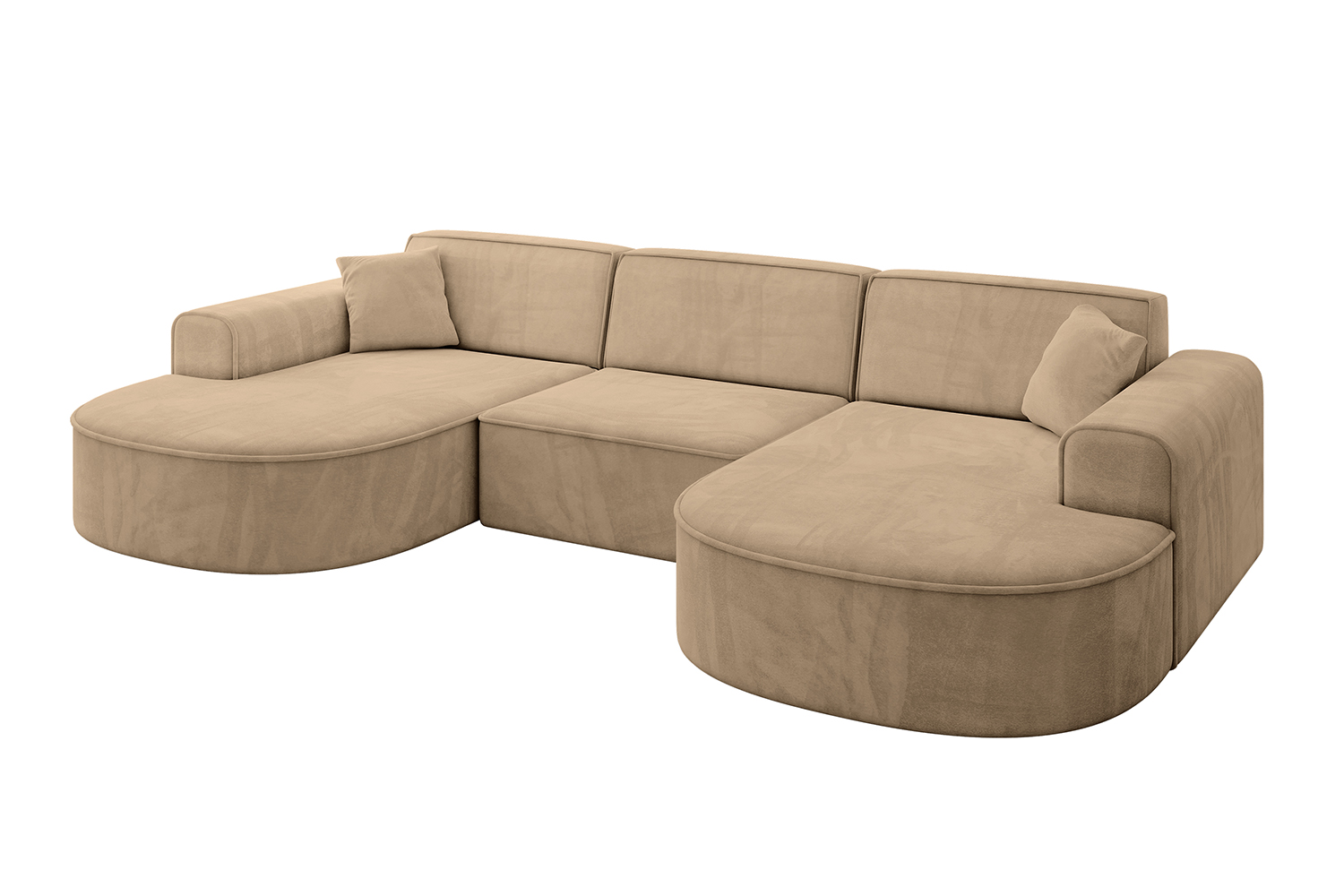 Wohnlandschaft MARI-U1 Beige - Kronos 35