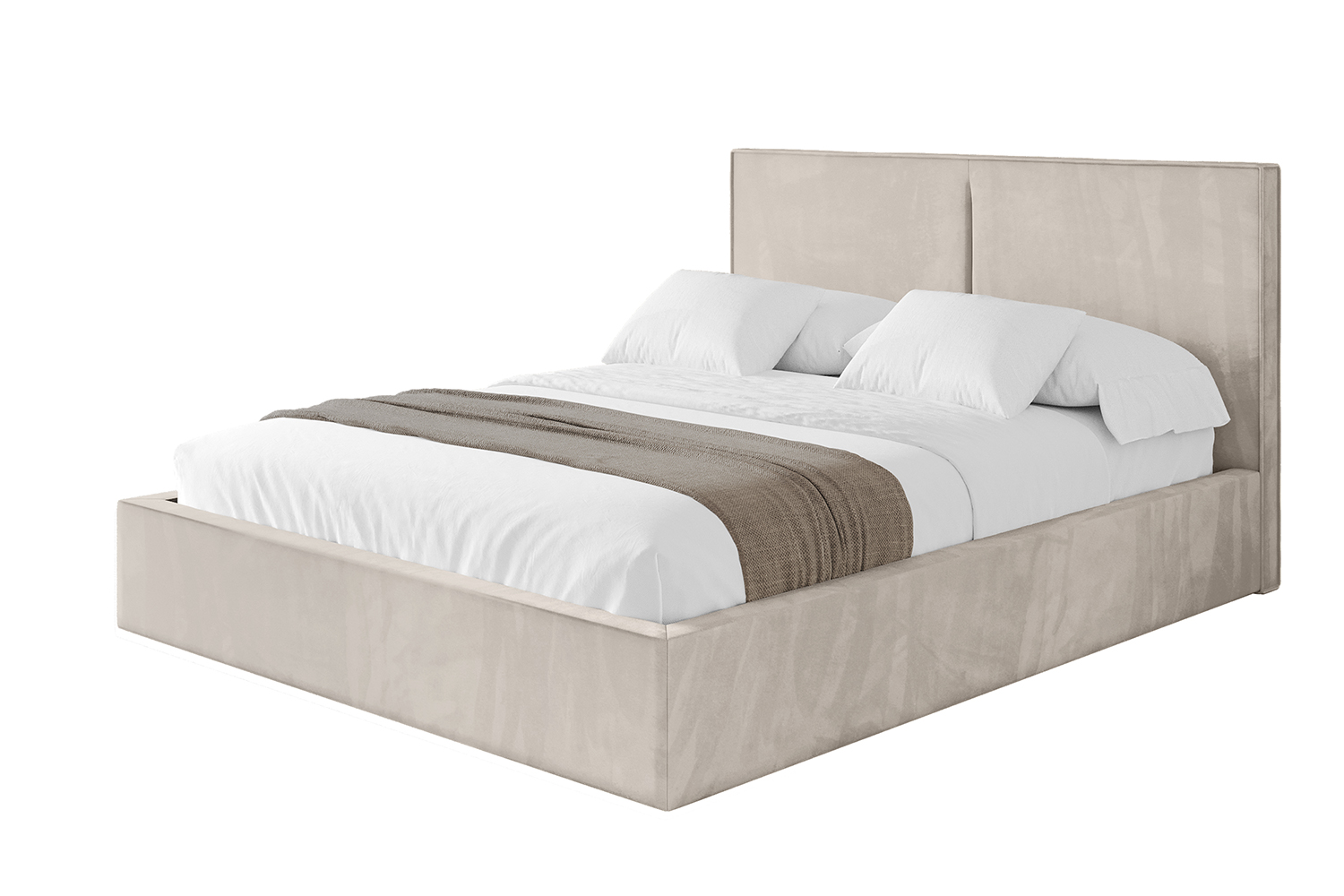 Polsterbett VANTO 120x200 cm Beige - Casablanca 2301