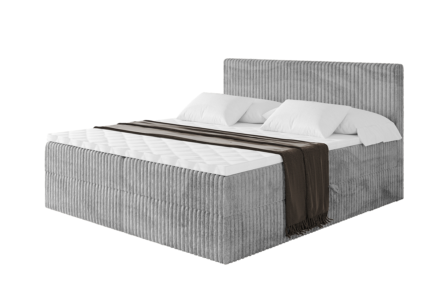 Boxbett TOLO 120x200 cm Grau - Tilia 86