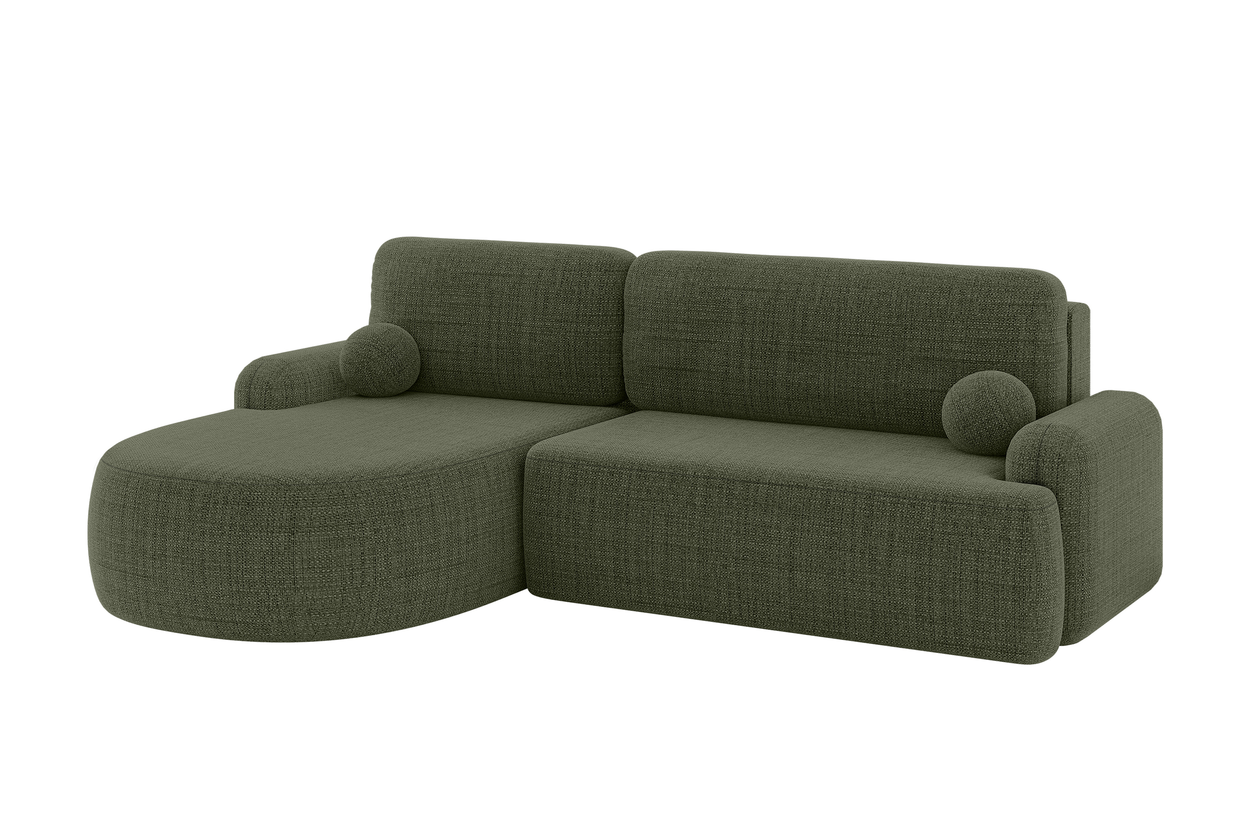 Ecksofa LIRA-L Grün - Aragon 39