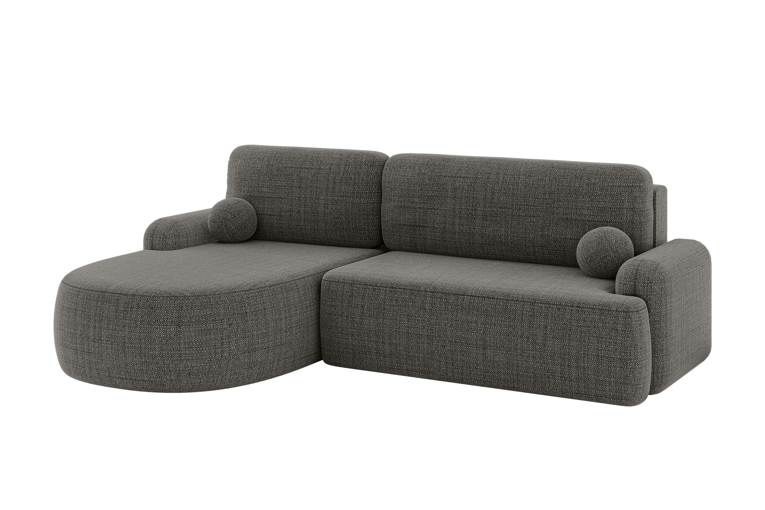 Ecksofa LIRA-L Grau - Aragon 97