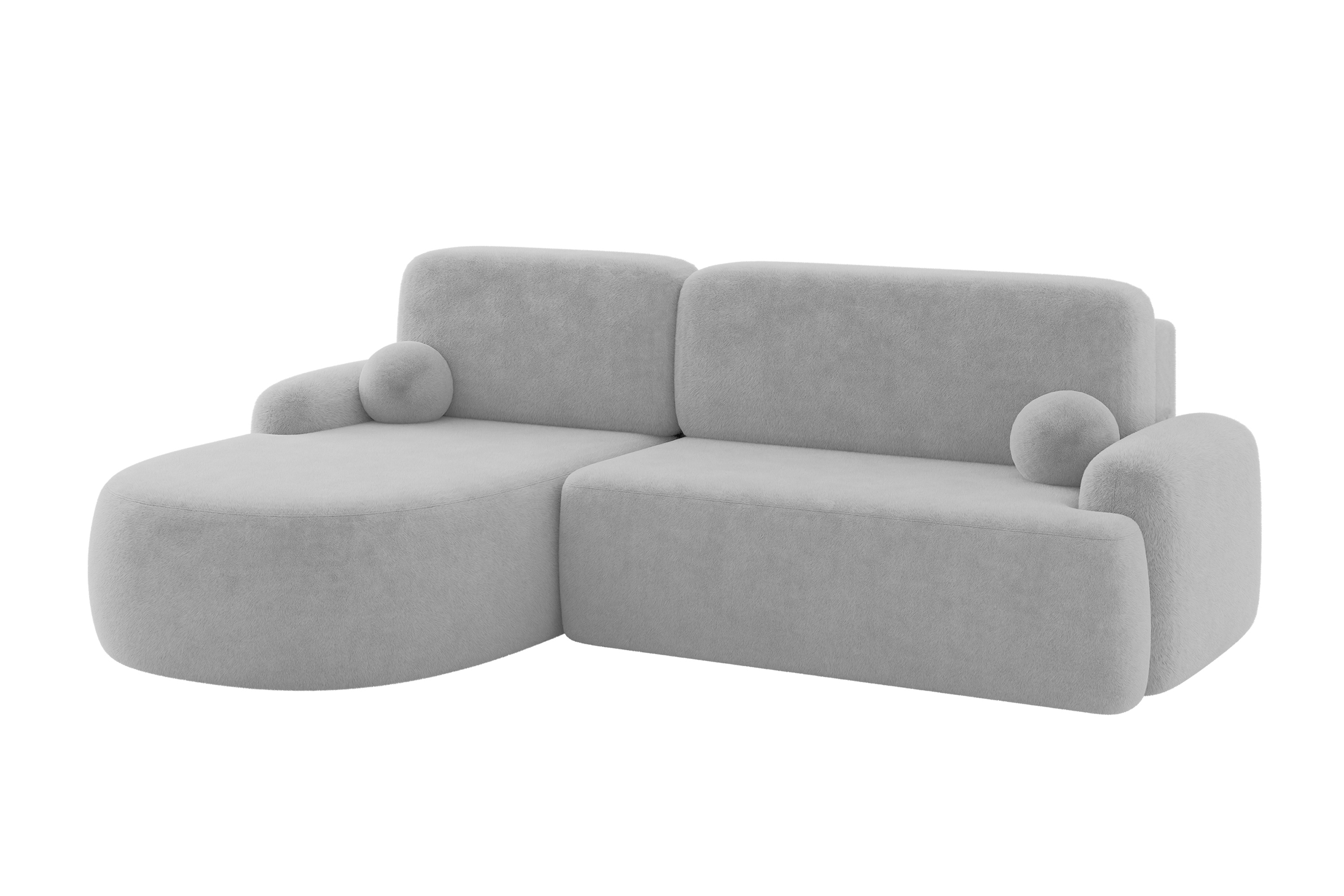Ecksofa LIRA-L Grau - Lapitt 06