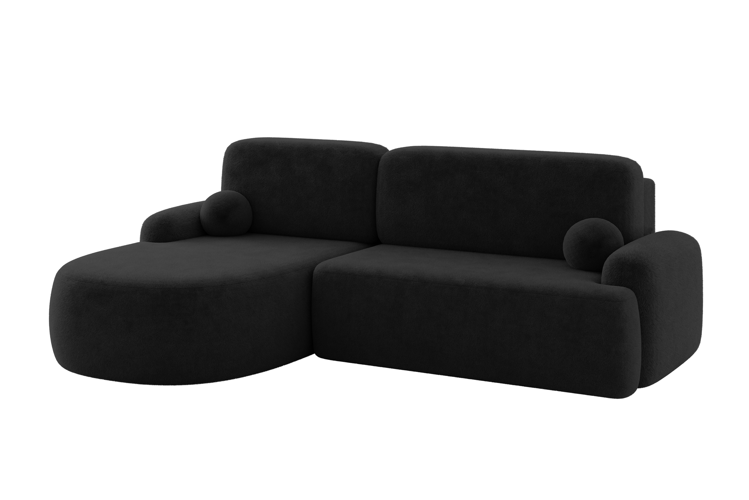 Ecksofa LIRA-L Schwarz - Lapitt 19