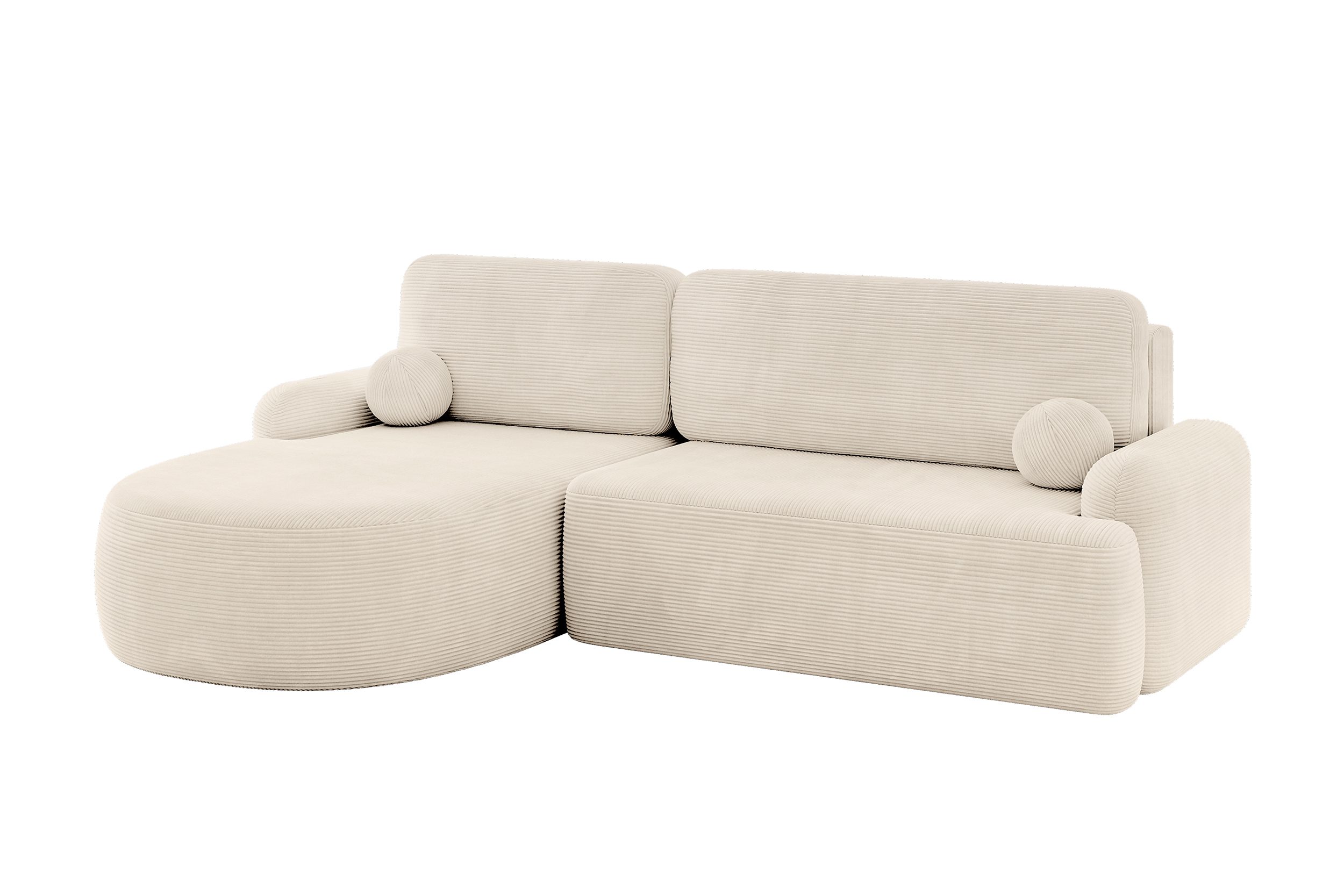 Ecksofa LIRA-L Beige - Poso 105