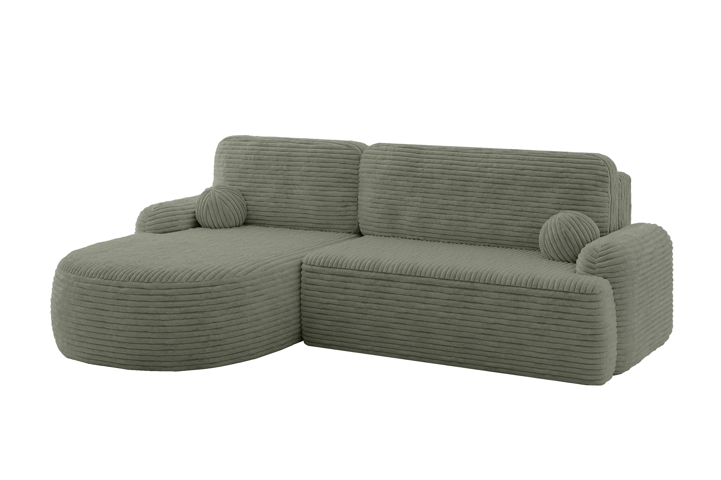 Ecksofa LIRA-L Olivgrün - Tilia 37