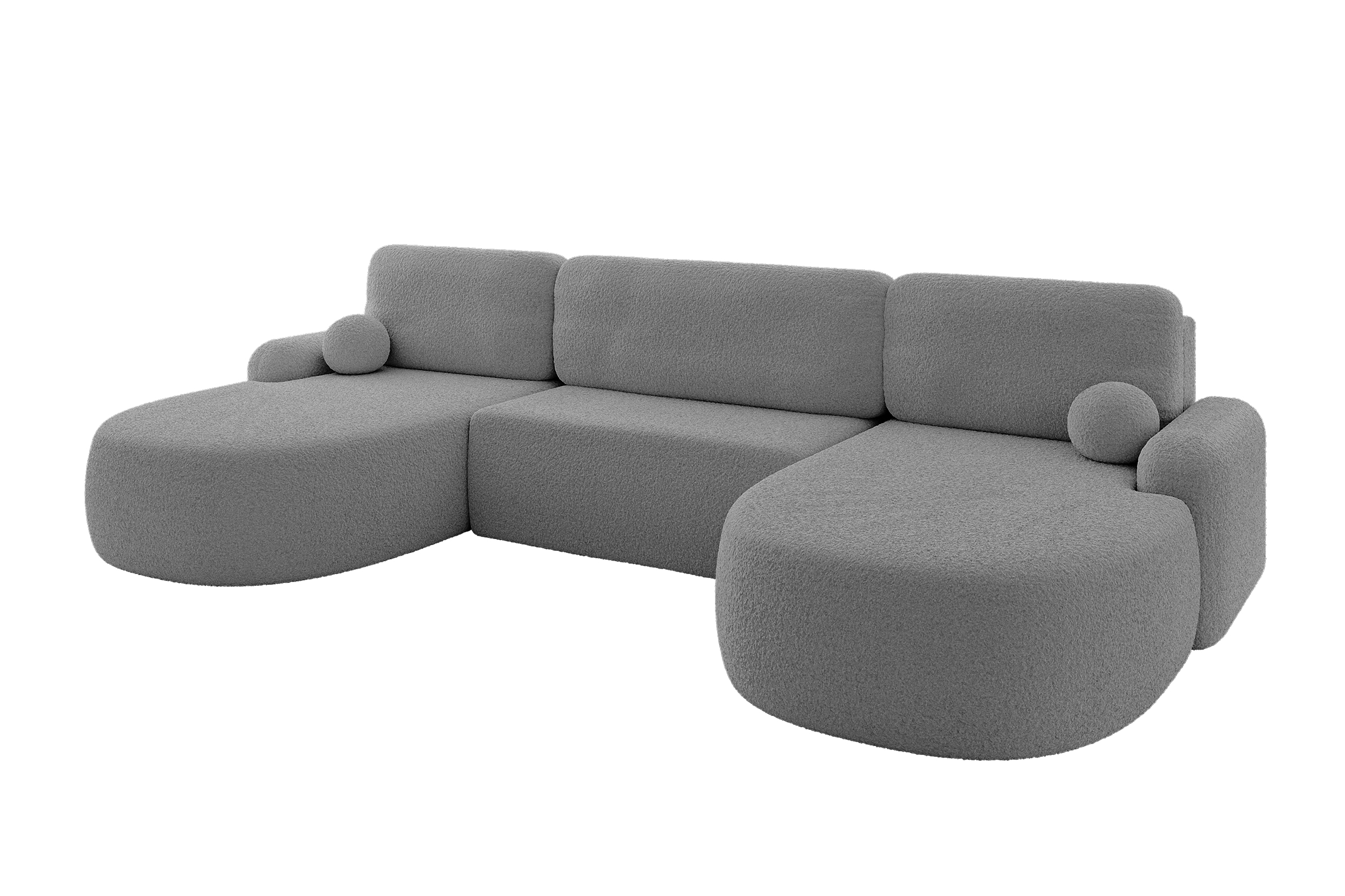 Wohnlandschaft LIRA-U Grau - Quelle 92