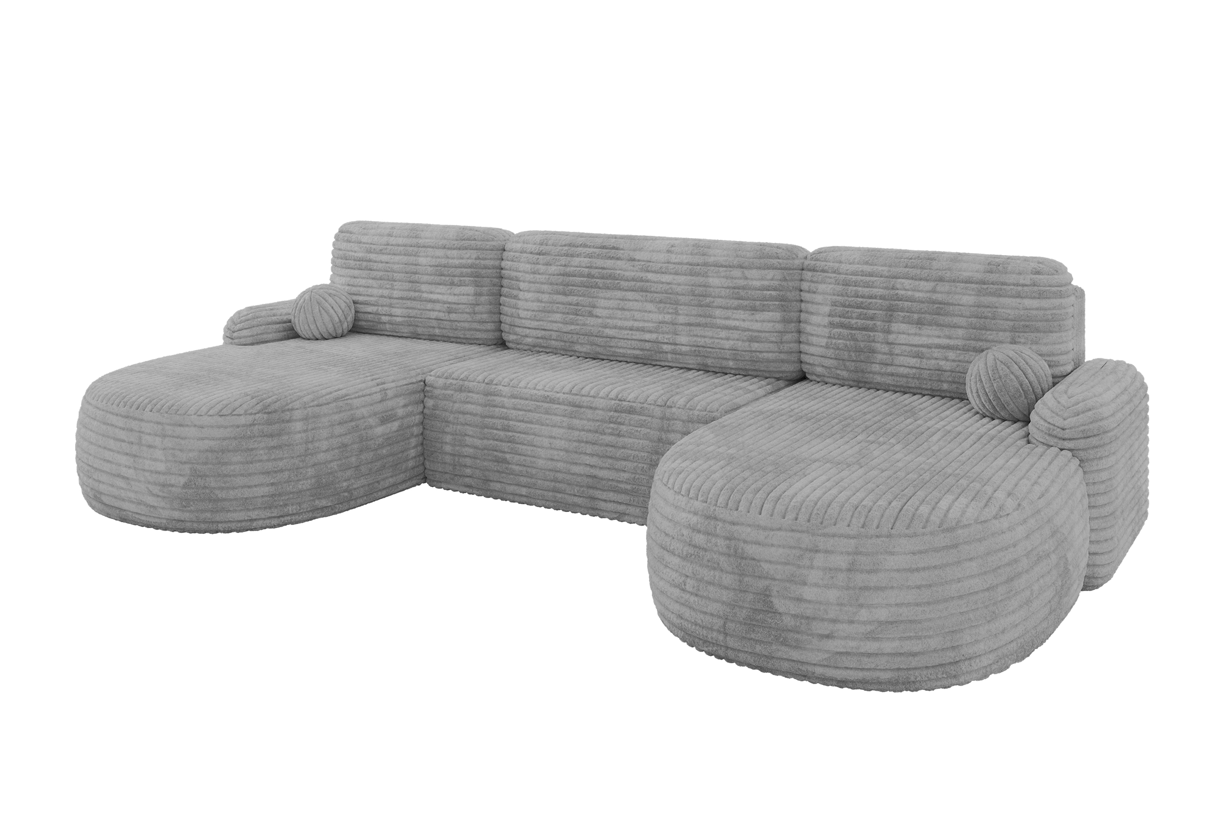 Wohnlandschaft LIRA-U Grau - Tilia 86