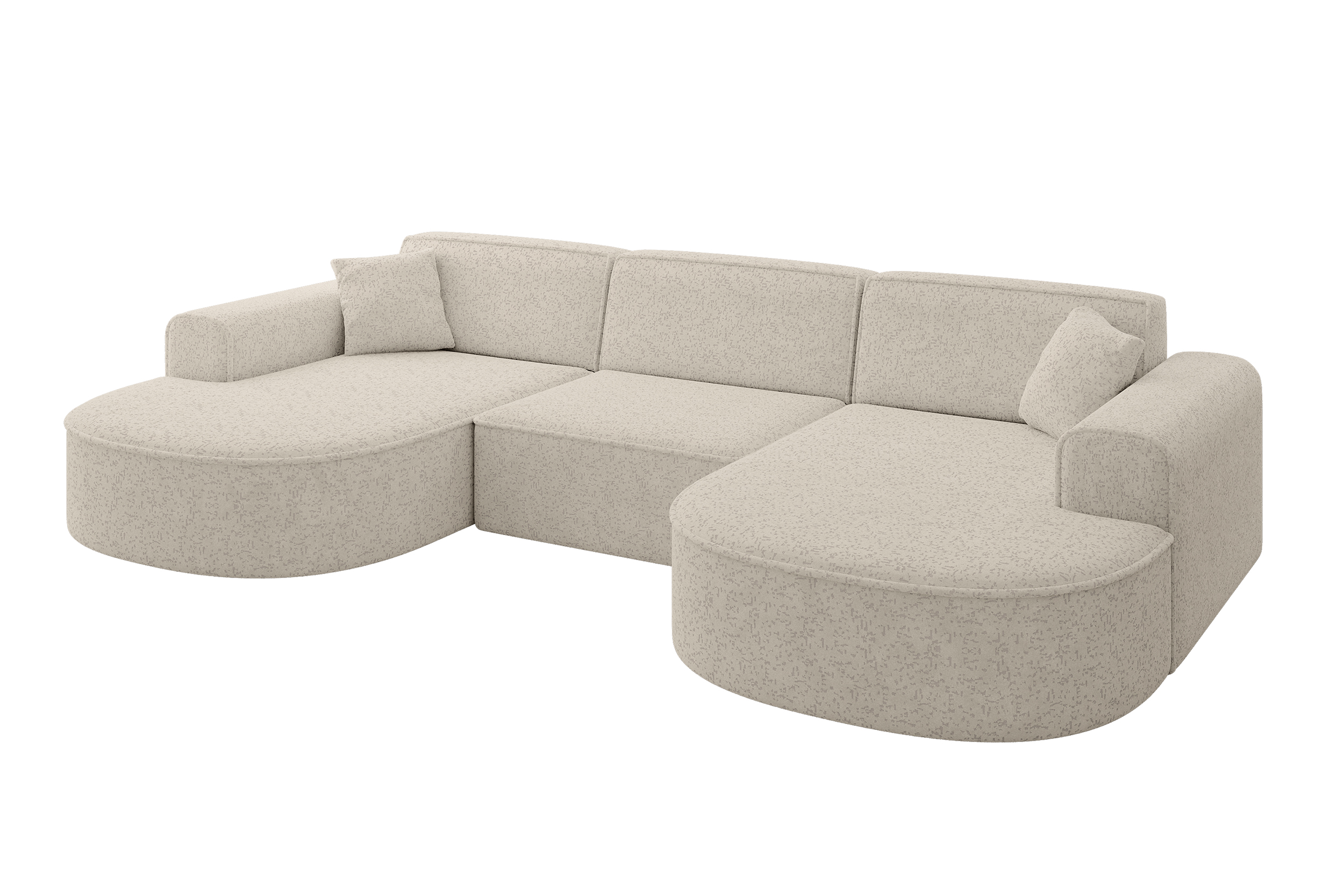 Wohnlandschaft MARI-U1 Beige - Bosco 08