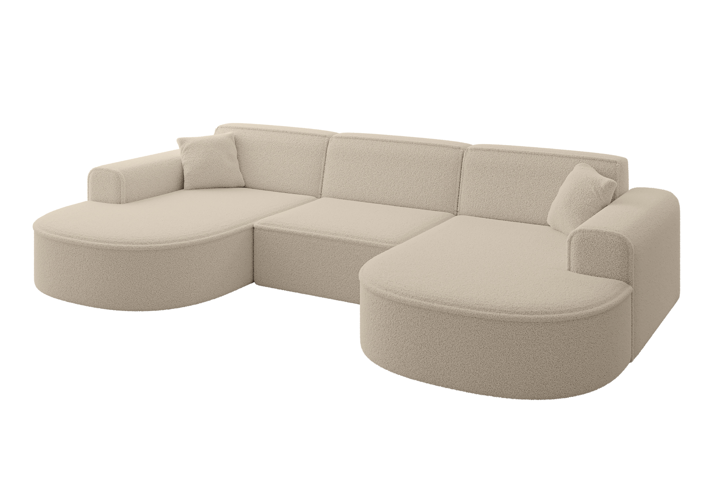 Wohnlandschaft MARI-U1 Dunkelbeige - Quelle 06